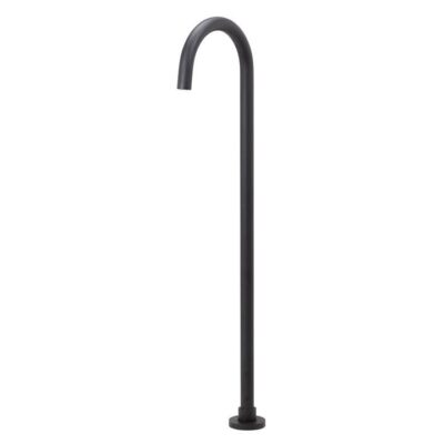 Symphony Floor Standing Bath Spout - Matte Black