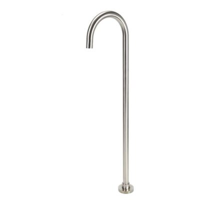 Symphony Floor Standing Bath Spout - Brushed Nickel