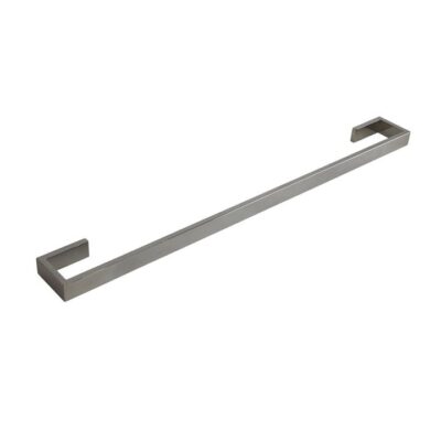 Montangna Stainless Steel Single Towel Rail - Brushed Satin - 750Mm/900Mm