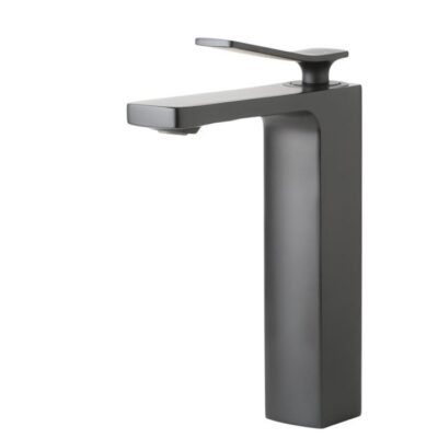 Cortina Single Lever Basin Mixer Tap - Tall - Matte Black