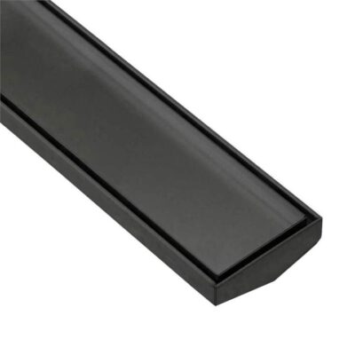 Tile Insert Shower Grate - Stainless Steel - 85Mm Width Standard Length - Gunmetal Grey