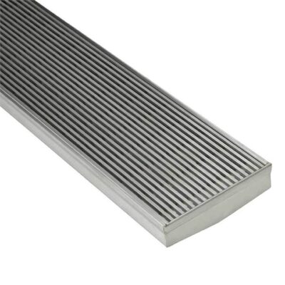 Wedge Wire / Heel Guard Style Shower Grate - 316 Stainless Steel - 120Mm Width Standard Length