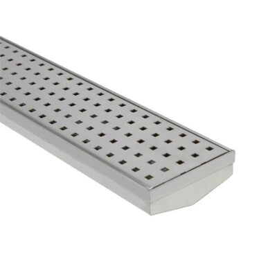 Tetra Shower Grate - Square Holes - 316 Stainless Steel - 85Mm Width Standard Length