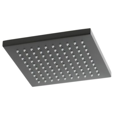 Square Rain Shower Head - 200Mm - Matte Black
