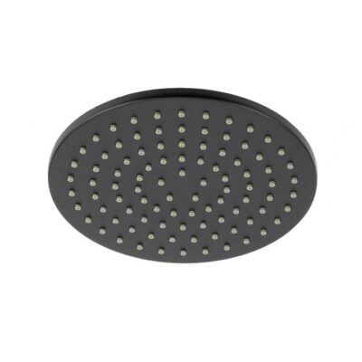 Round Rain Shower Head - 200Mm - Matte Black