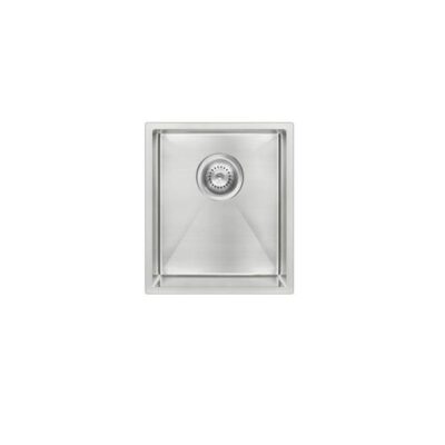 Lavello Nano Coated Stainless Steel Kitchen Sink - 380 X 440Mm Single Bowl - Top/Under Mount - Pvd Brushed Nickel