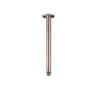 Round Brass Ceiling Shower Arm – 300Mm – Champagne Crazy Deals Online Round Brass Ceiling Shower Arm - 300Mm - Champagne