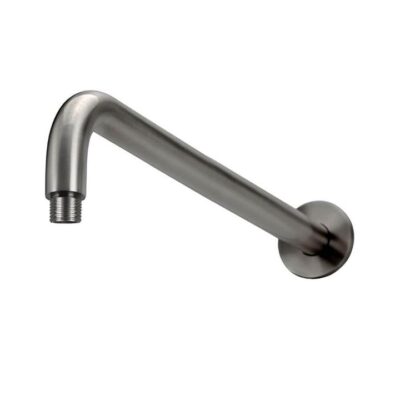 Round Brass Curved Shower Arm – Wall Mounted – 400Mm – Pvd Shadow Crazy Deals Online Round Brass Curved Shower Arm - Wall Mounted - 400Mm - Pvd Shadow