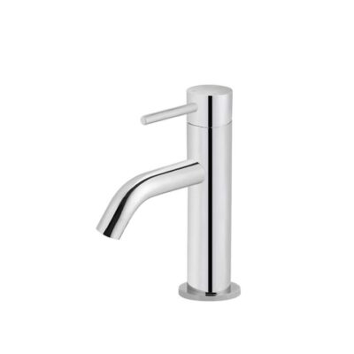 Piccola Round Basin Mixer Curved Spout – Single Lever – Chrome Crazy Deals Online Piccola Round Basin Mixer Curved Spout - Single Lever - Chrome