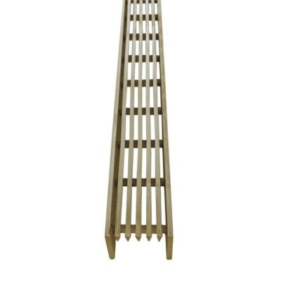 Outdoor Low Profile Linear Grate – Slim Wedge Wire / Heel Guard Style – 45Mm – Brass Finish – Custom Length And Outlet Crazy Deals Online Outdoor Low Profile Linear Grate - Slim Wedge Wire / Heel Guard Style - 45Mm - Brass Finish - Custom Length And Outlet