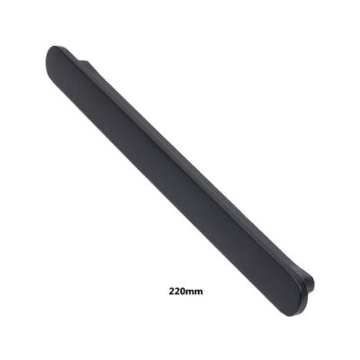 Imogen Oval Profile Cabinet Drawer Handle - 220Mm - Matte Black