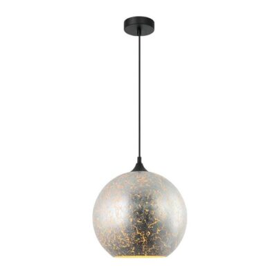 Roche Interior Wine Glass Pendant Light - Satin Chrome