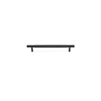 Charmian Knurled Cabinet Drawer Handle - 198Mm - Matte Black
