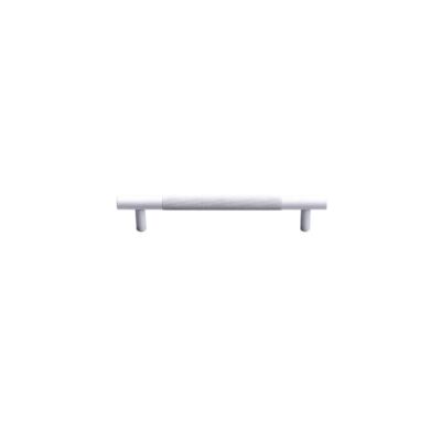 Charmian Knurled Cabinet Drawer Handle - 198Mm - White