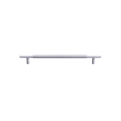 Charmian Knurled Cabinet Drawer Handle - 280Mm - White