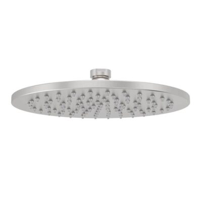 Round Brass Rain Shower Head - 200Mm - Pvd Brushed Nickel