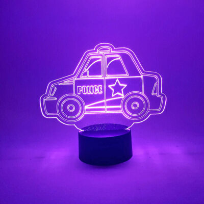 Police Car Led Night Light