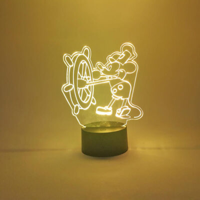 Steam Boat Willie Led Night Light