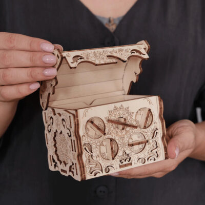 Secret Treasure Wooden Puzzle Box