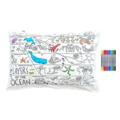 Colour And Learn Under The Sea Pillowcase