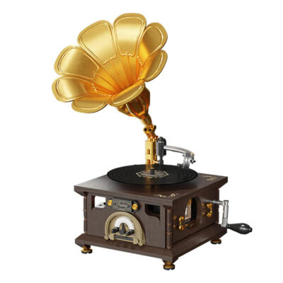 Joyside Series Retro Gramophone Model Building Kit 646Pc