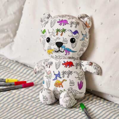 Colour And Learn Dinosaur Artie Bear
