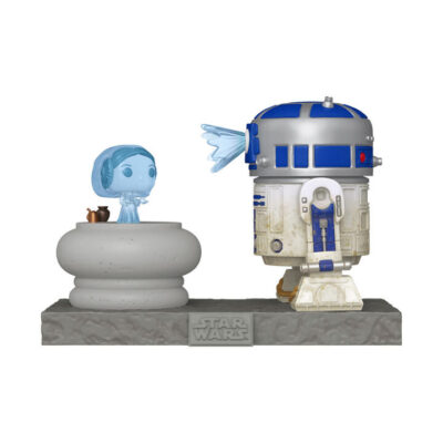 Star Wars R2D2 With Leia Hologram Pop Vinyl Deluxe Figure