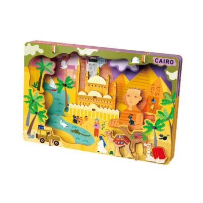 Cairo 3D Cityscape Wooden Kit