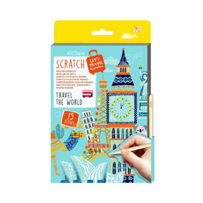 Travel The World A5 Scratch Book