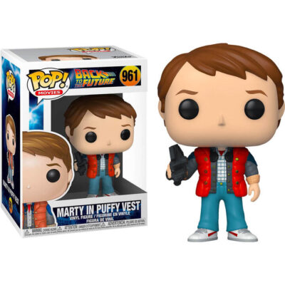 Back To The Future Marty In Puffy Vest Pop Vinyl Figure