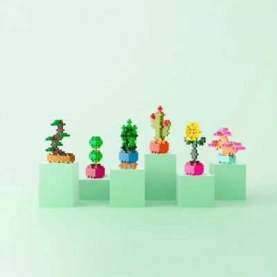 Plus Plus Plants 6 Mini Kits