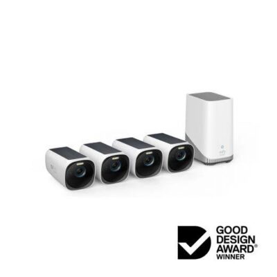 Eufy Security Eufycam 3 (S330) 4 Pack Plus Homebase 3 (A-Grade Refurb)