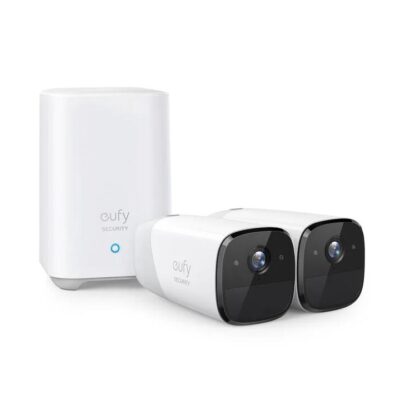 Eufy Security Cam 2 Pro 2K Core Security Kit 2Pack Plus Homebase 2 Unit  (A-Grade-Refurb)