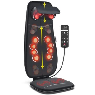 Renpho Neck & Back Massage Cushion – S-Shaped – Black Crazy Deals Online Renpho Neck & Back Massage Cushion - S-Shaped - Black