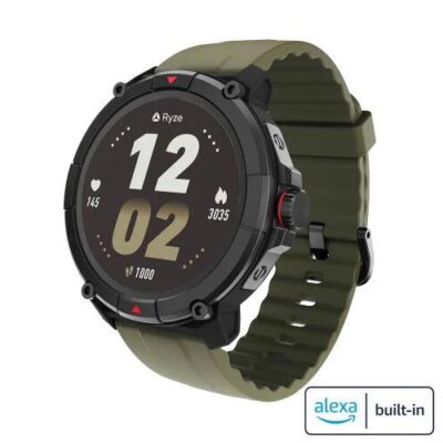 Ryze Trek Smart Watch Olive & Black