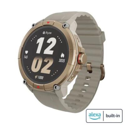 Ryze Trek Smart Watch Sand & White